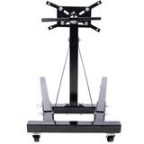 ZUN Folding Engine Stand 2000 LBS Capacity Motor Hoist 360 Degree Adjustable Mounting Head Dolly Mover 99540283