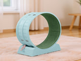 80*34*86CM Light blue PP track connector assembly, circular design with green carpet 1 cat teaser 07017045