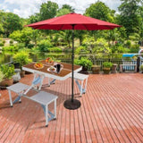 136*85.5*67cm 50kg Aluminum Alloy Table And Chair One Piece Camping One Piece Table And Chair Wood 07855619