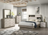 Gem Modern Style 4-Drawer Chest Made with Wood in Beige & Brown B009P254156