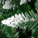 ZUN Christmas Tree 7FT 1350 Branch Flocking Spray White Tree Plus Pine Cone 59813333