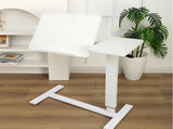 Overbed Bedside Desk, Mobile Rolling Laptop Stand Tilting Overbed Table with Wheels, Height W2641P269198