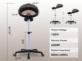 Standing Hair Steamer for Nature Black Hair, Hooded Heating Steam Cap for Deep Conditioning 53661727