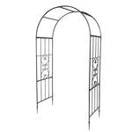 ZUN Arc Roof Wrought Iron Arch Plant Climbing Frame 00152539