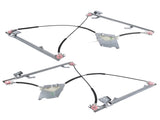 Front Left Right Window Regulator for Mercedes-Benz G500 G55 G63 AMG SUV 2002-2017 Silver 2Pcs 84000174
