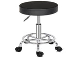 Professional Salon Stool with Spider Base - 8cm Thick Molded Foam, Semi-PU Leather, SGS Certified 95449502