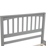 Wood Platform Bed Twin size Platform Bed, Gray 53425771