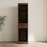 brown walnut color modular 32 wine bar cabinet Buffet Cabinet W331P234975