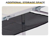 Outdoor Folding Camping Table, 3ft Portable Pinic Table with 3 Adjustable Height, Small Aluminum 99448010