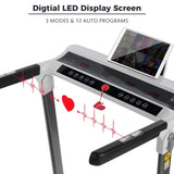 Portable Compact TreadmillElectric Motorized 3.5HP14KM/HMedium Running Machine Motorised Gym W54053232