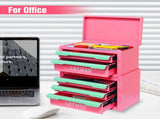 Drawer-style desktop storage box, office workstation organizing magic tool, desk stationery storage 62561944