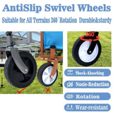 Collapsible Wagon Cart Foldable,Wagons Carts Foldable with Wheels with Drink Holders,for W321P269223