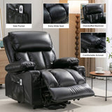 Power Electric massage lift lounge chair, suitable for the elderly, with heating and vibration W1807P299442