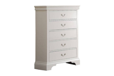 ZUN Modern Bedroom Chest Of Drawers White Color Drawers Tall Chest Plywood HS00F4718-ID-AHD