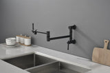 Wall mounted Filler Faucet, Modern Brass Filler Two-Attachment Wall Mount Folding Kitchen W2287P184446