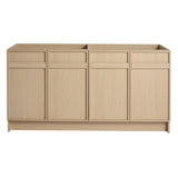 60" Freestanding Bathroom Vanity & 4 Soft-Close Cabinet Doors-BVC11160DDOK -Excluding W999P239165