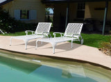 Aluminium Cast lounge chair 1pcs white W640P292968