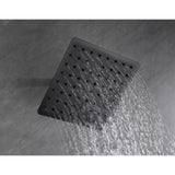 8 Inch High Pressure Rain Shower Head, 304 Stainless Steel Square Shower Head with Self-Cleaning 83314294