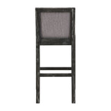 30.5 Inch Height Bar Stools set of 2, Rubber wood Frame,fabric Sponge cushion and Upholstered N780P192217B