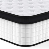TWIN Size 12 Inch Hybrid Mattress Individual Pocket Spring 7-Zoned Memory Foam Knitted Cover W3017P307494
