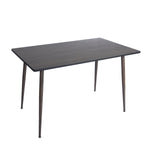 ZUN 47.2" Dining Table Rectangular Home Office Desk W131469789