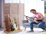 Folding Hardwood Guitar Case Stand for Electric Guitar, Bass, or Acoustic Guitars Hard 95198123