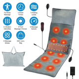 Full Body Electric Massage Mat with Heat Vibration Massage Cushion Back Massage Mattress Chair 11936524