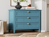 3 Drawer Cabinet, American Furniture,Suitable for bedroom, living room, study W688115101