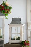Wooden Candle Lantern Decorative, Hurricane Lantern Holder Decor for Indoor Outdoor, Home Garden W2078131630