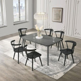 2 Pieces Set Dining Side Chair Rustic Modern Farmhouse Design Retro Design Easy to Assembly W2537P211112