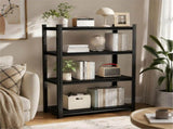 4-Tier Adjustable Height Metal Storage Shelving Unit, Heavy Duty Utility Rack for Basement, Garage, 96781521