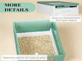 Stainless Steel Enclosed Litter Box for Cats 94651625