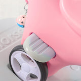 Rocking Horse Toddlers , Balance Bike Ride On Toys with Push Handle, Backrest and Balance Board W509107491