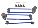 Universal Weld On Parallel 4 Links Suspension Kit Pan Hard Bar fit for Car Air Ride 77394743