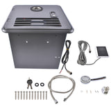 RV Tankless Water Heater 42000 BTU Gas Water Heater Remote Control 15"x15" Black 24291195