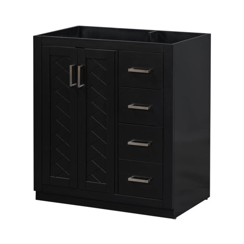 ZUN 30'' Bathroom without Sink,Solid Wood Frame Bathroom Storage Cabinet Only, Freestanding WF316212AAB