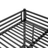 Metal Queen over Queen Bunk Bed for Teens and Adults,Space-Saving/Noise Reduced/No Box Spring 00245031