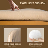 Bar Stools Set of 2 with Arm and Backrest, Outdoor Counter Height Bar Chairs with Cushion, Aluminum W1859P197313