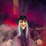 71in Life Size Hanging Witch Talking Halloween Everyday Decoration 98890784