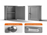 Gray P2 MDF painted finish, 34.6*20*50cm, single door with one shelf, bathroom vanity 66510288