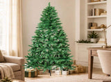 6FT Half Christmas Tree, 427 PVC Tips, 250 Warm White Lights with 8 Modes & Remote, US Plug 40446697