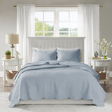 King/Cal King 3 Piece Reversible Scalloped Edge Quilt Set B035129070