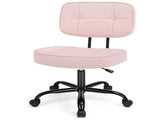 Height Adjustable Office Desk Chair, Low-Back Lumbar Support Rolling Work Swivel Task Chair with 30854409