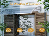 Awning for Door Entrance Window, 38x40 Inch Window Canopy Exterior, UV Rain Snow Protection for 80876054