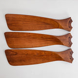 Hot sales Ceiling Fan with Lights 52 Inch Flush Mount Ceiling Fan with Remote Control, Wood Blades W2991P338629