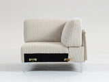 Modular Sectional Sofa Corner Seat,Middle Seat Module Couch,Beige W3098P257005