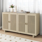 ZUN Modern Style Sideboard with Superior Storage Space, Hollow Door Design and 2 Adjustable Shelves for 38351251