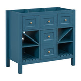 36'' Bathroom Vanityout Sink, Solid Wood Frame Bathroom Storage Cabinet, Freestanding Vanity N710P175425C
