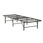 ZUN Metal Mattress Foundation Bed Frame, Twin Size Bed Base for Kids Room, Guest Room, Black B011P208248