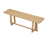 59.84'' Console Table, Stylish Rectangular Entryway Table, Outdoor Console Table for Patio, Sturdy W757P246484